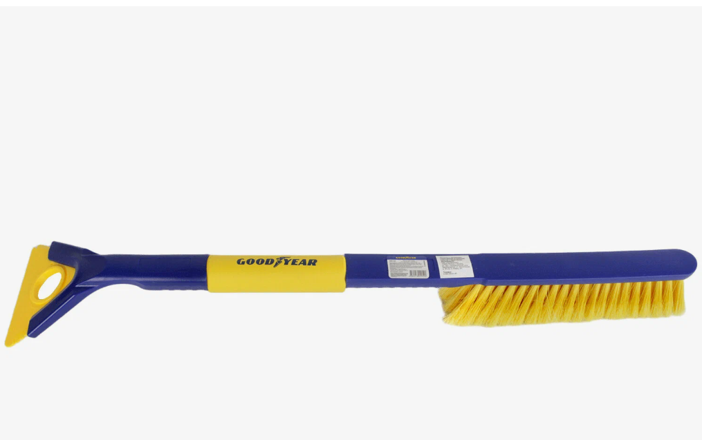 Щетка от снега со скребком GOODYEAR 63 см съемный скребок