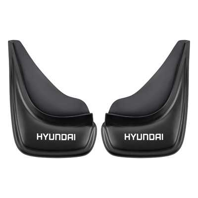 Брызговик универсальный SW HYUNDAI Черный в блистере компл 2шт.