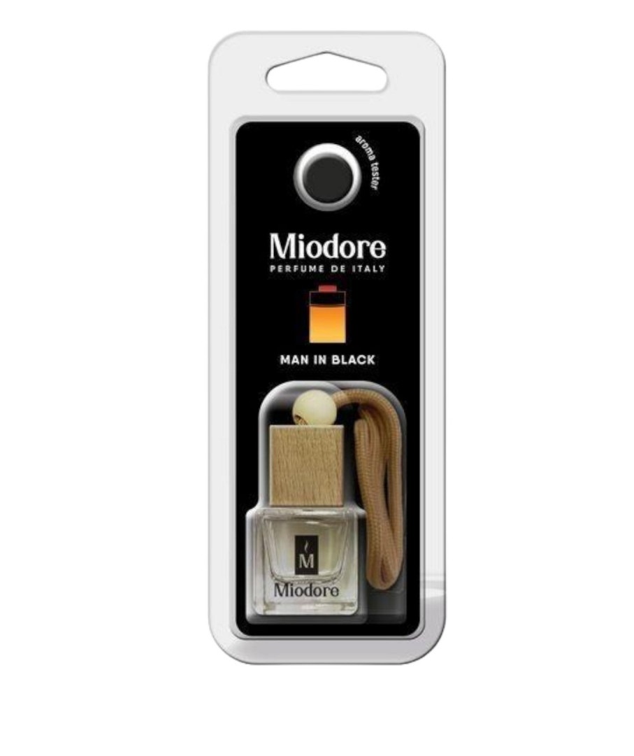 Ароматизатор  MIODORE Man in Black Парфюм жидкий подвесной Китай 7мл