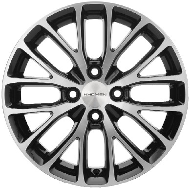 диски KHOMEN KHW1506 (ZV 15 Lada Granta) 6,0xR15 4x98 58,6 36 BLACK-FP