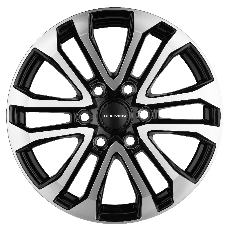 диски KHOMEN KHW1805 (JAC T6 Pickup) 7,5xR18 6x139,7 106,1 30 BLACK-FP